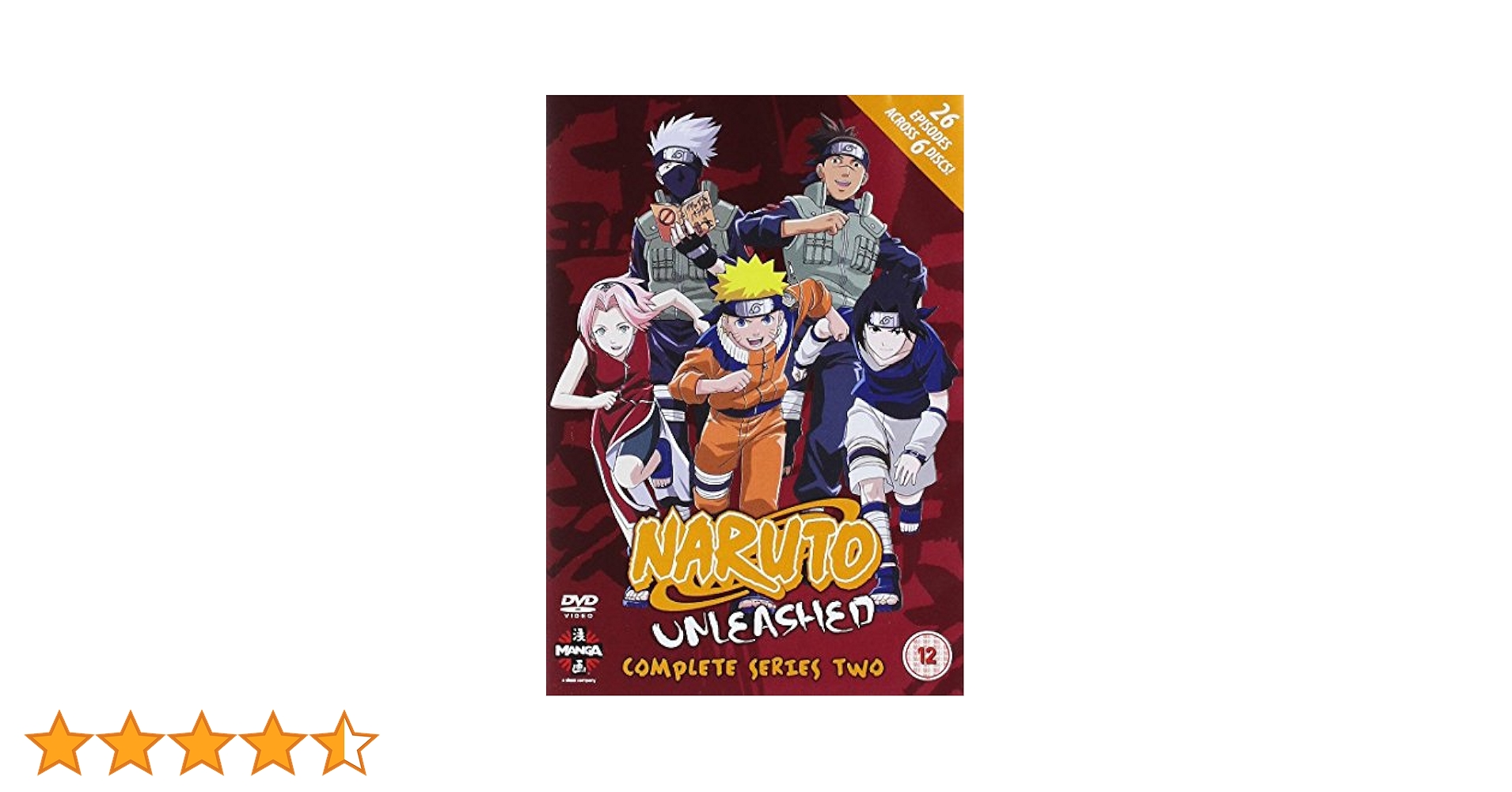 ナルトDVD海外版(日本語・英語音声) ナルトDVD海外版(日本語・英語音声) Naruto Series DVD Parts 1